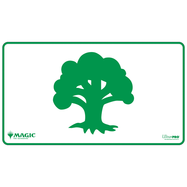 MtG Ultra PRO Guru Forest 森 プレイマット Mana 8 - Stitched Edge Playmat - Forest for Magic: The Gathering