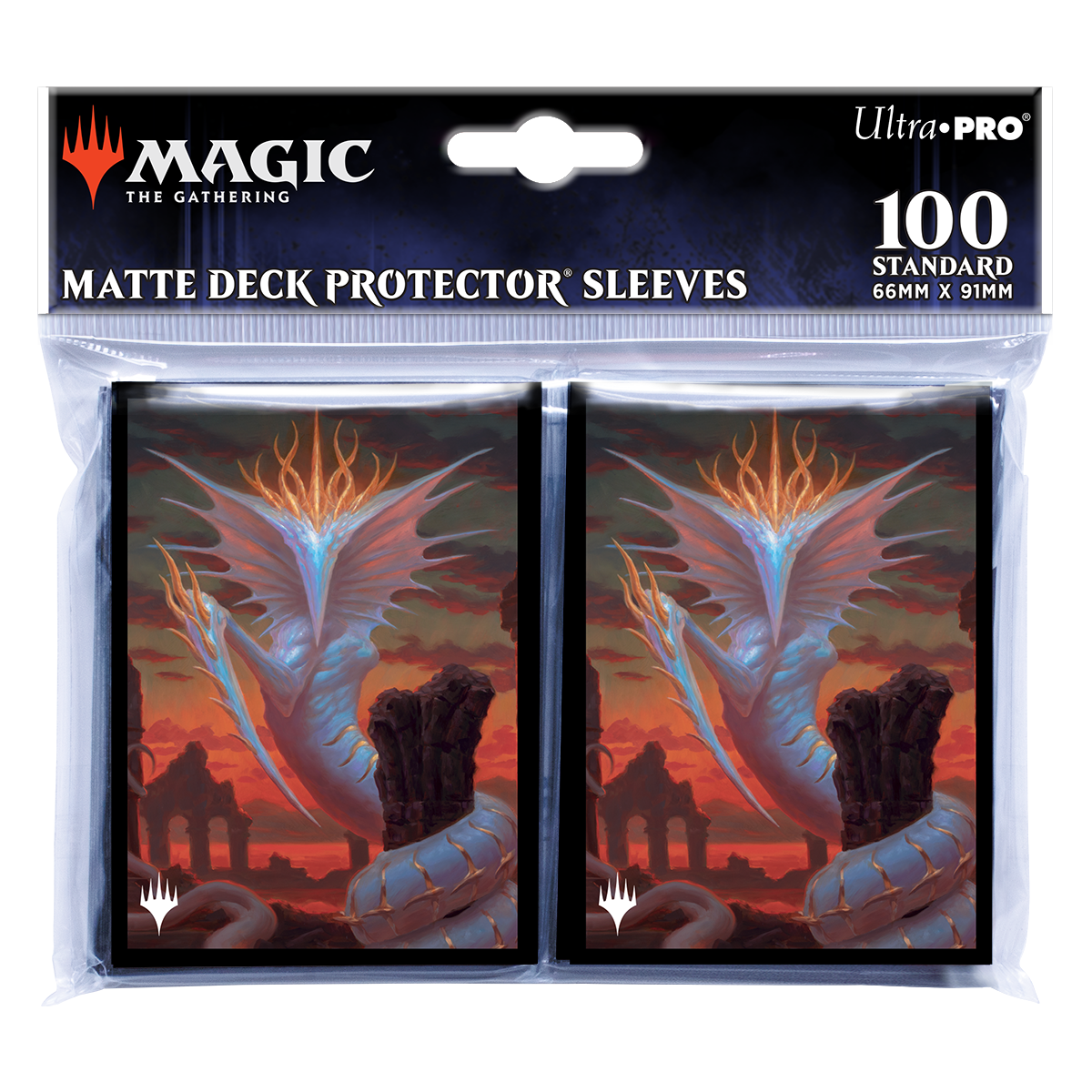 Commander Masters Silver Gravemother Standard Deck Protector Sleeves (100ct) for Magic: The Gathering | Ultra PRO International