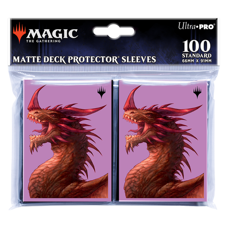 Commander Masters The Ur-Dragon Standard Deck Protector Sleeves (100ct) for Magic: The Gathering | Ultra PRO International