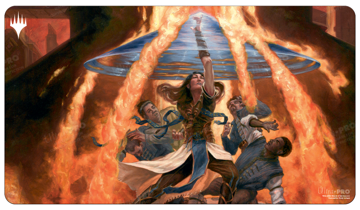 Commander Masters Fierce Guardianship Blue Standard Gaming Playmat for Magic: The Gathering | Ultra PRO International