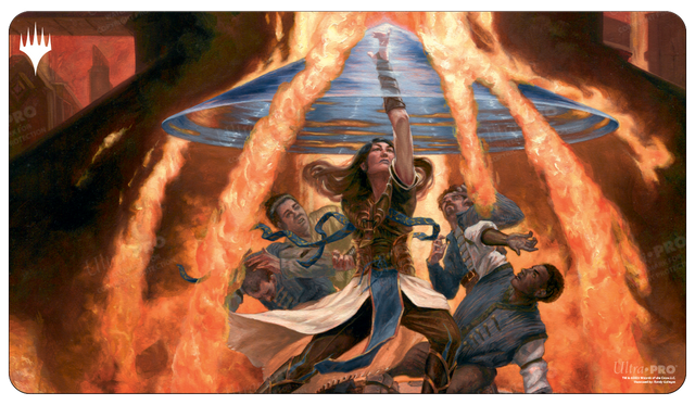 Commander Masters Fierce Guardianship Blue Standard Gaming Playmat for Magic: The Gathering | Ultra PRO International