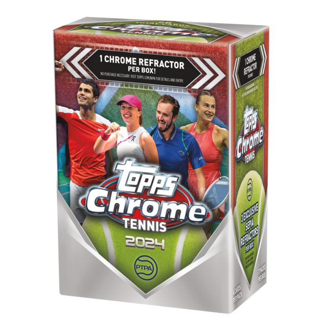 2024 Topps Chrome Tennis Blaster Box | Ultra PRO International