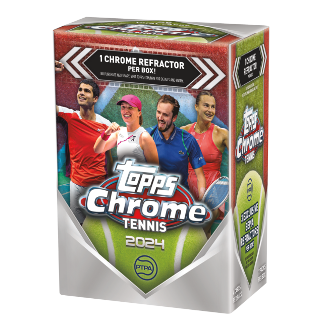 2024 Topps Chrome Tennis Blaster Box | Ultra PRO International