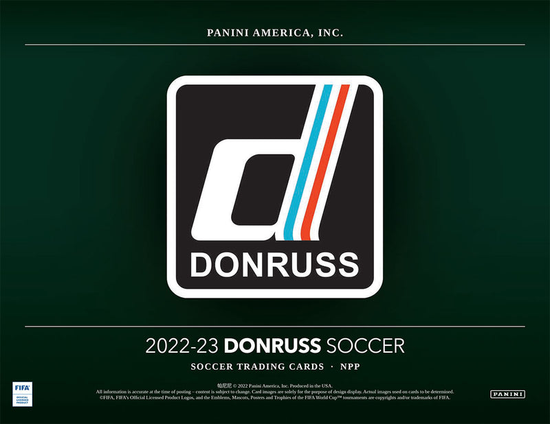 2022 Donruss Soccer Blaster Box