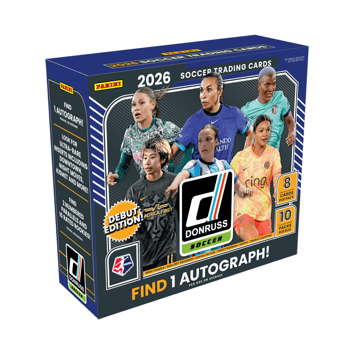 2026 Donruss NWSL Soccer Hobby Preferred Box – Ultra PRO International