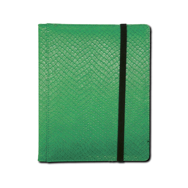 4 Pocket Dragon Hide Green Binder