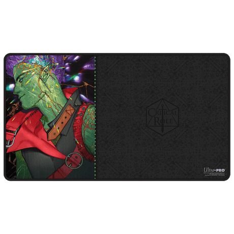 Critical Role: Bells Hells - Portrait Series Ashton Black-Stitched Playmat for Tabletop Gaming - Front | Ultra PRO