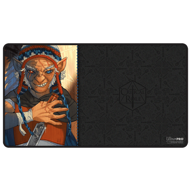 Critical Role: Bells Hells - Portrait Series Chetney Black-Stitched Playmat for Tabletop Gaming - Front | Ultra PRO