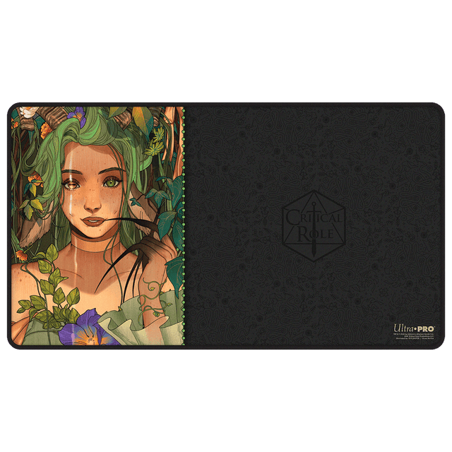 Critical Role: Bells Hells - Portrait Series Fearne Black-Stitched Playmat for Tabletop Gaming - Front | Ultra PRO