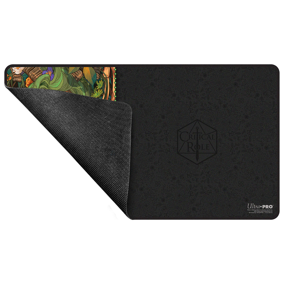 Critical Role: Bells Hells - Portrait Series Fearne Black-Stitched Playmat for Tabletop Gaming - Rubber | Ultra PRO