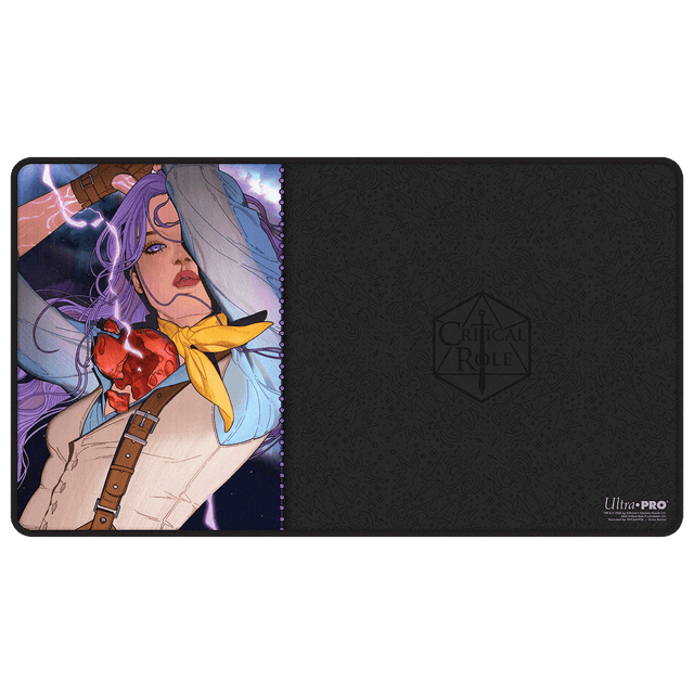 Critical Role: Bells Hells - Portrait Series Imogen Black-Stitched Playmat for Tabletop Gaming - Front | Ultra PRO