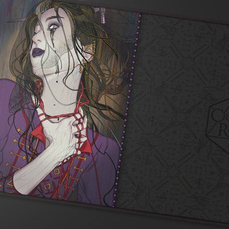 Critical Role: Bells Hells - Portrait Series Laudna Black-Stitched Playmat for Tabletop Gaming - Image 3 | Ultra PRO