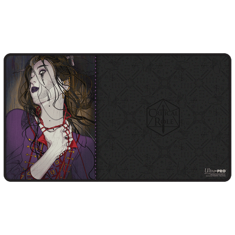 Critical Role: Bells Hells - Portrait Series Laudna Black-Stitched Playmat for Tabletop Gaming - Front | Ultra PRO