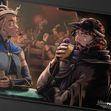 Critical Role: The Mighty Nein - Illustrated: Beauregard Lionett & Caleb Widogast Black-Stitched Playmat for Tabletop Gaming - Image 6 | Ultra PRO