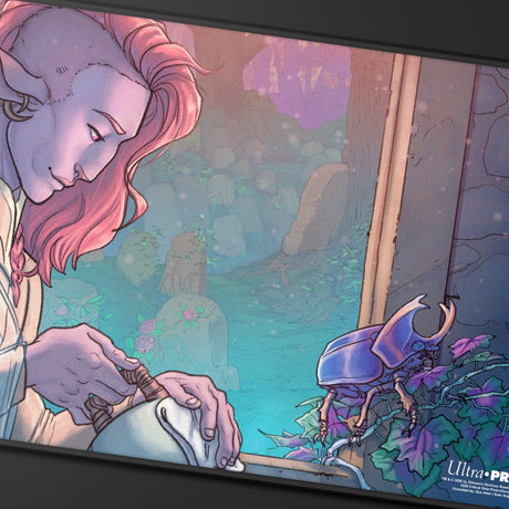 Critical Role: The Mighty Nein - Illustrated: Caduceus Clay Black-Stitched Playmat for Tabletop Gaming - Image 6 | Ultra PRO