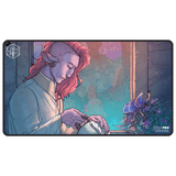 Critical Role: The Mighty Nein - Illustrated: Caduceus Clay Black-Stitched Playmat for Tabletop Gaming - Front | Ultra PRO