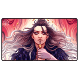 Critical Role: The Mighty Nein - Illustrated: Yasha Nydoorin Black-Stitched Playmat for Tabletop Gaming - Front | Ultra PRO