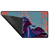 Critical Role: The Mighty Nein - Illustrated: Mollymauk Tealeaf Black-Stitched Playmat for Tabletop Gaming - Rubber | Ultra PRO