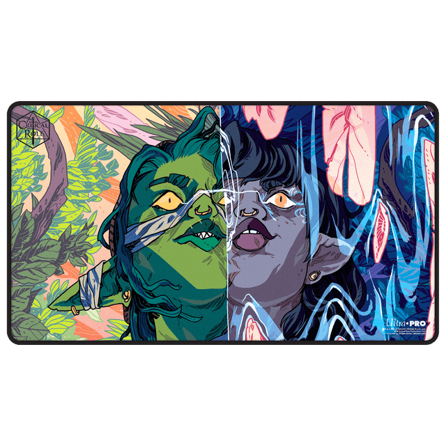 Critical Role: The Mighty Nein - Illustrated: Nott the Brave Black-Stitched Playmat for Tabletop Gaming - Front | Ultra PRO
