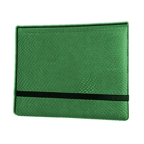 2X4 8 Pocket Dragon Hide Green Binder