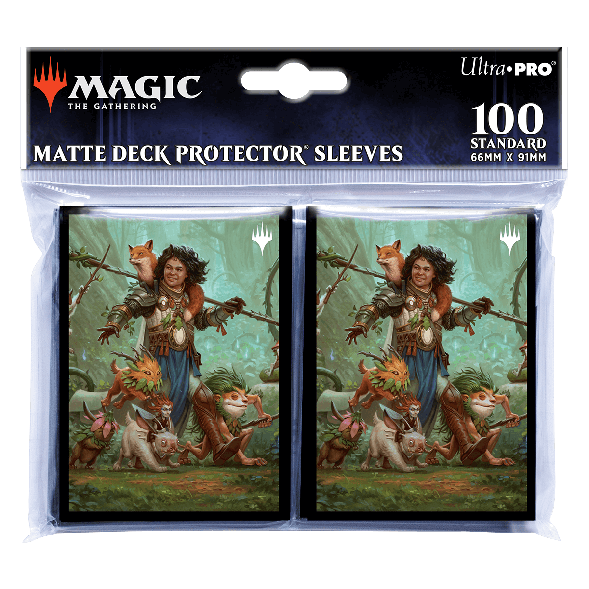 Wilds of Eldraine Ellivere of the Wild Court Standard Deck Protector Sleeves (100ct) for Magic: The Gathering | Ultra PRO International