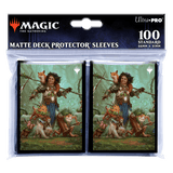 Wilds of Eldraine Ellivere of the Wild Court Standard Deck Protector Sleeves (100ct) for Magic: The Gathering | Ultra PRO International