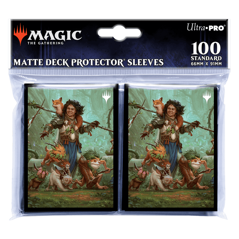 Wilds of Eldraine Ellivere of the Wild Court Standard Deck Protector Sleeves (100ct) for Magic: The Gathering | Ultra PRO International