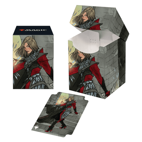 Wilds of Eldraine Rowan, Scion of War (Borderless) 100+ Deck Box for Magic: The Gathering | Ultra PRO International