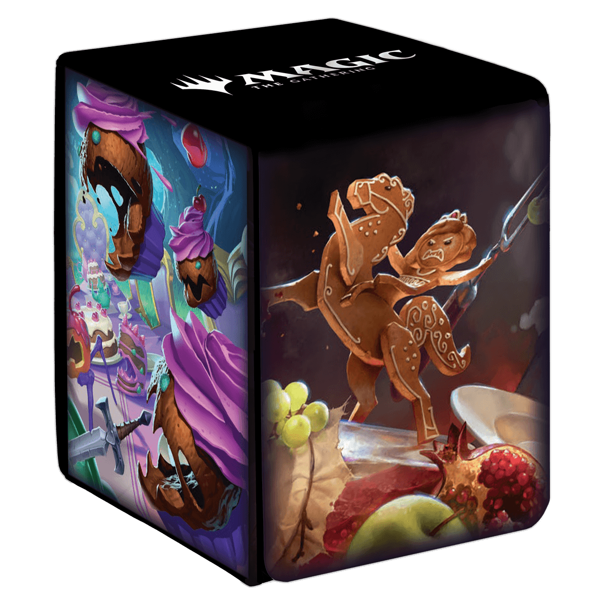 Wilds of Eldraine Food Fight Alcove Flip Deck Box for Magic: The Gathering | Ultra PRO International