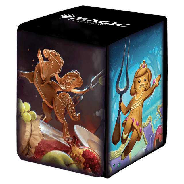 Wilds of Eldraine Food Fight Alcove Flip Deck Box for Magic: The Gathering | Ultra PRO International