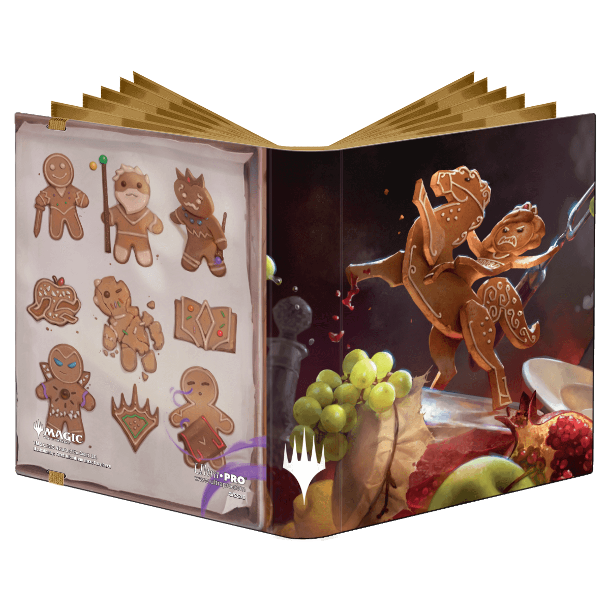 Wilds of Eldraine Syr Ginger, the Meal Ender Cookie Tray 4-Pocket PRO-Binder for Magic: The Gathering | Ultra PRO International