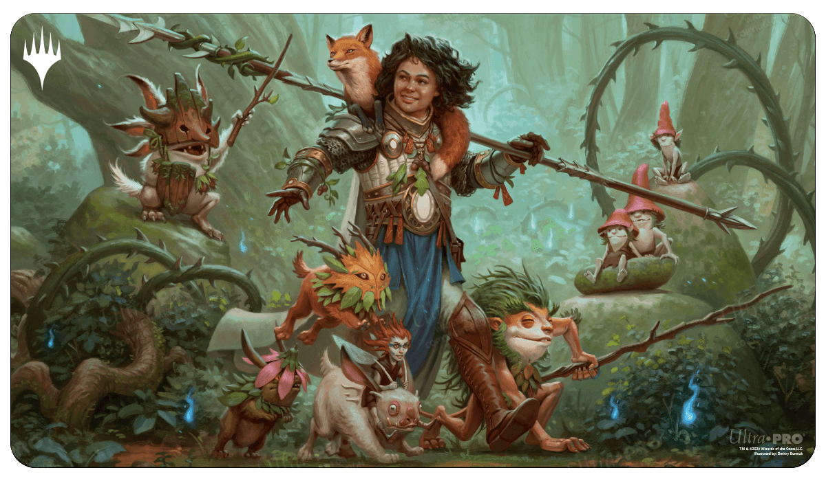 Wilds of Eldraine Ellivere of the Wild Court Standard Gaming Playmat for Magic: The Gathering | Ultra PRO International