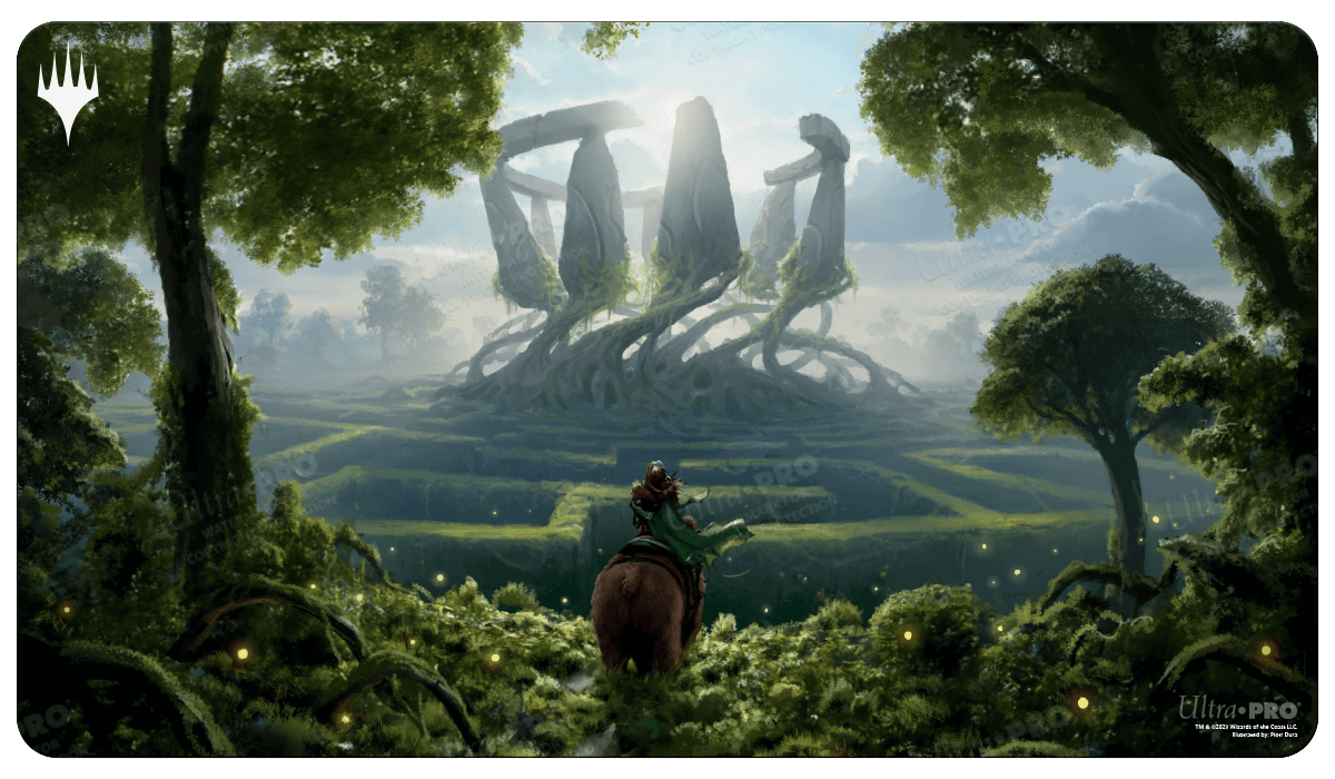 Wilds of Eldraine Virtue of Strength Standard Gaming Playmat for Magic: The Gathering | Ultra PRO International