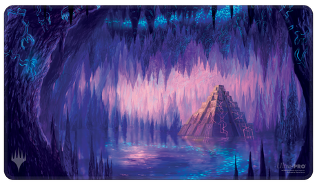 The Lost Caverns of Ixalan Cavern of Souls White Stitched Standard Gaming Playmat for Magic: The Gathering | Ultra PRO International