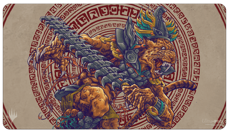 The Lost Caverns of Ixalan Sovereign Okinec Ahau Standard Gaming Playmat for Magic: The Gathering | Ultra PRO International