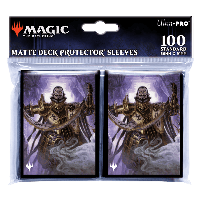 Ultra Pro 18286 Magic The Gathering-Standard Deck Protectors Sleeves 100  Pack-Celestial, Swamp, Black/Black