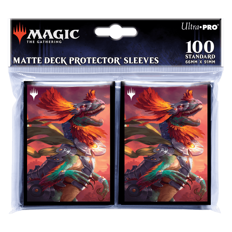 The Lost Caverns of Ixalan Pantlaza, Sun-Favored Standard Deck Protector Sleeves (100ct) for Magic: The Gathering | Ultra PRO International