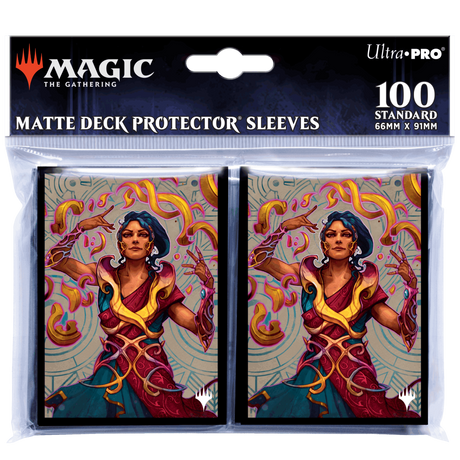 The Lost Caverns of Ixalan Saheeli, the Sun’s Brilliance Standard Deck Protector Sleeves (100ct) for Magic: The Gathering | Ultra PRO International