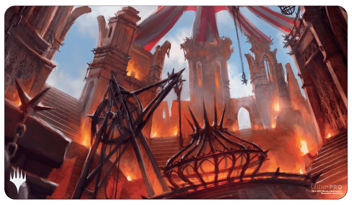 Ravnica Remastered Cult of Rakdos Blood Crypt Standard Gaming Playmat for Magic: The Gathering | Ultra PRO International