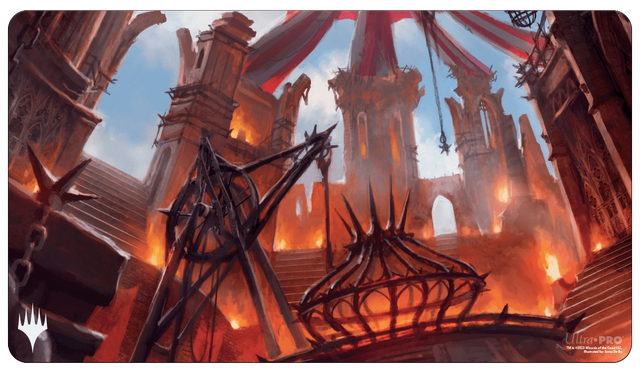 Ravnica Remastered Cult of Rakdos Blood Crypt Standard Gaming Playmat for Magic: The Gathering | Ultra PRO International