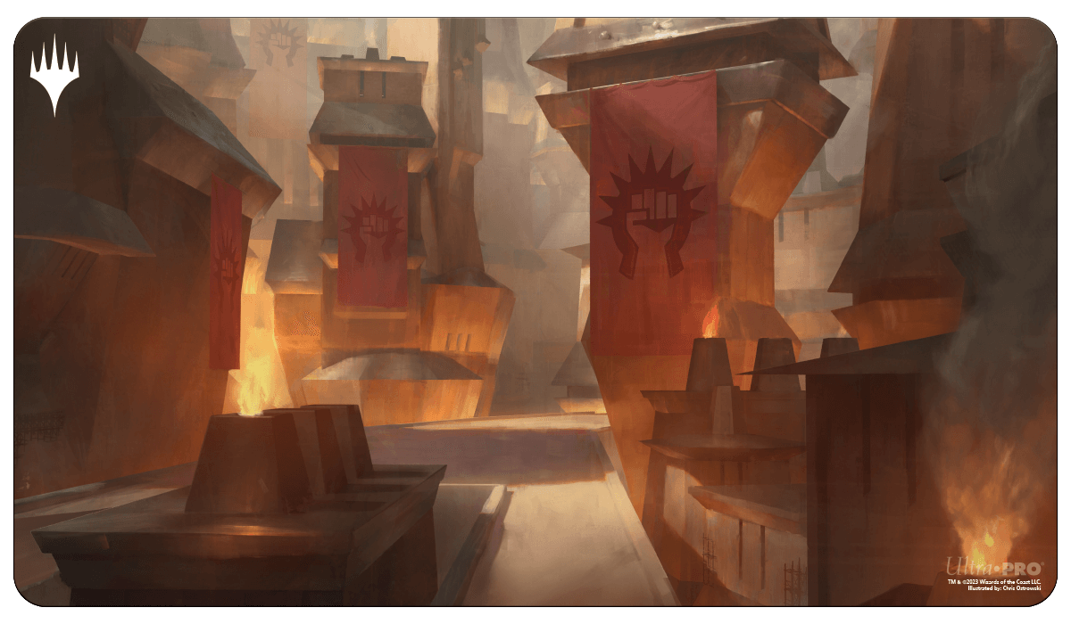 Ravnica Remastered Boros Legion Sacred Foundry Standard Gaming Playmat for Magic: The Gathering | Ultra PRO International