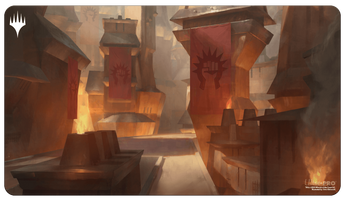 Ultra PRO - MTG Ravnica Remastered Playmat From The Cult Of Rakdos, Protect Cards During Game Play Or Reorganizing Commander Decks, Perfect Use As Mouse Pad, Desk Mat For Home Or Office