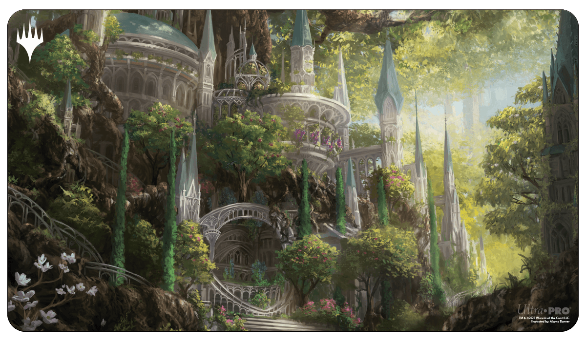 Ravnica Remastered Selesnya Conclave Temple Garden Standard Gaming Playmat for Magic: The Gathering | Ultra PRO International