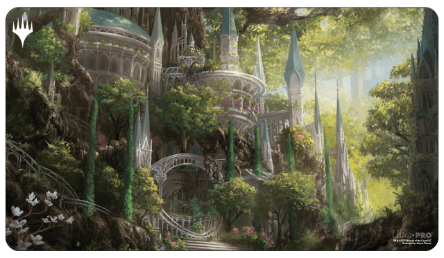 Ravnica Remastered Selesnya Conclave Temple Garden Standard Gaming Playmat for Magic: The Gathering | Ultra PRO International