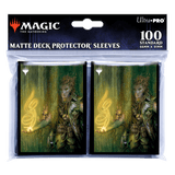 Murders at Karlov Manor Kaust, Eyes of the Glade Standard Deck Protector Sleeves (100ct) for Magic: The Gathering | Ultra PRO International