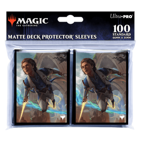 Murders at Karlov Manor Kellan, Inquisitive Prodigy Standard Deck Protector Sleeves (100ct) for Magic: The Gathering | Ultra PRO International