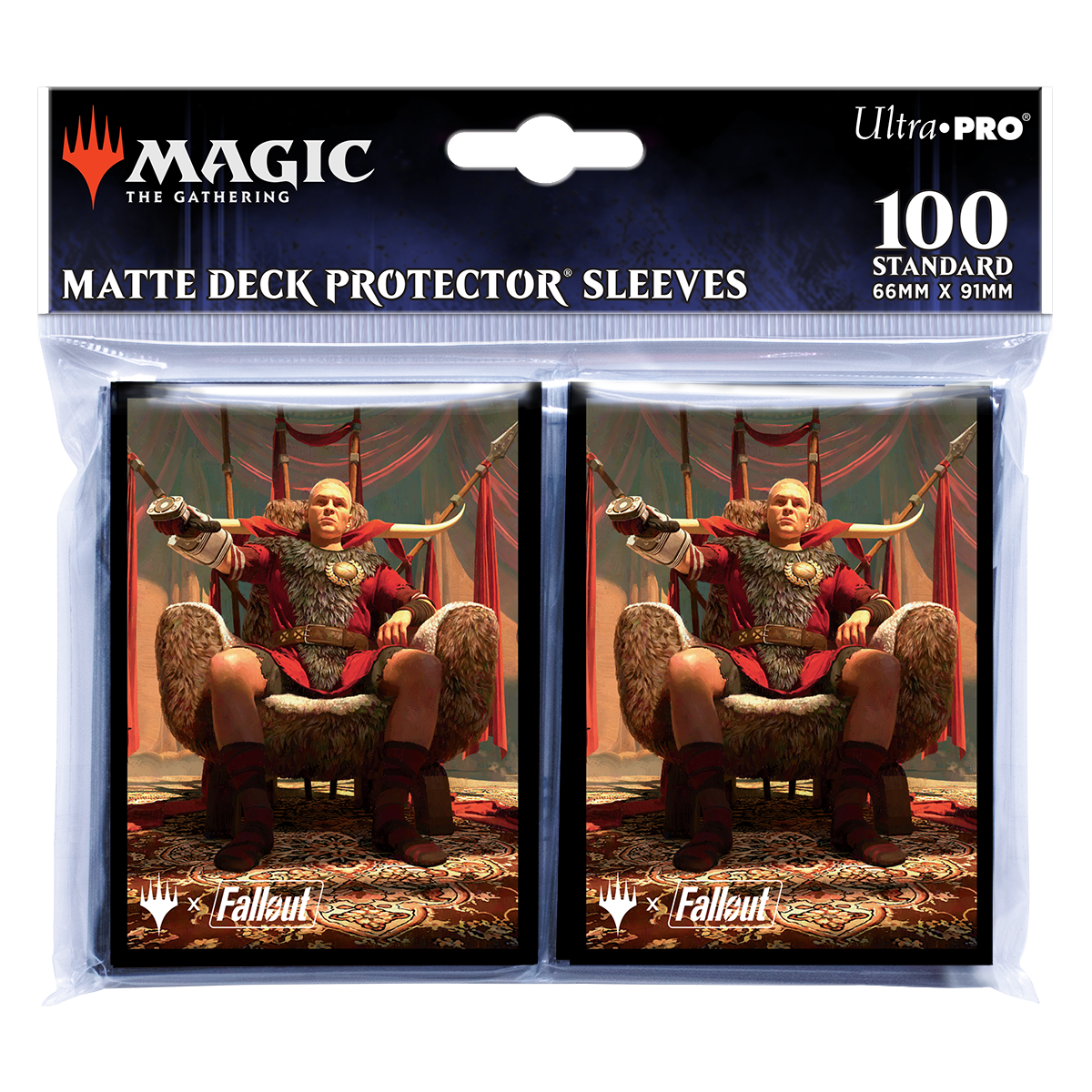 Fallout® Caesar, Legion’s Emperor Deck Protector® Sleeves (100ct) for Magic: The Gathering