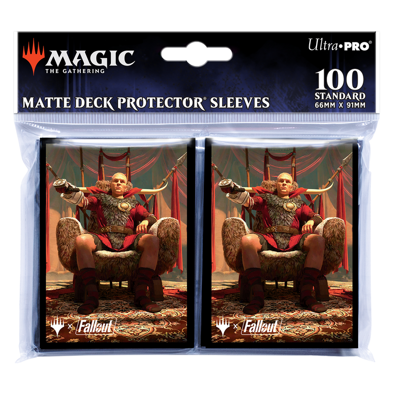 Fallout® Caesar, Legion’s Emperor Deck Protector® Sleeves (100ct) for Magic: The Gathering