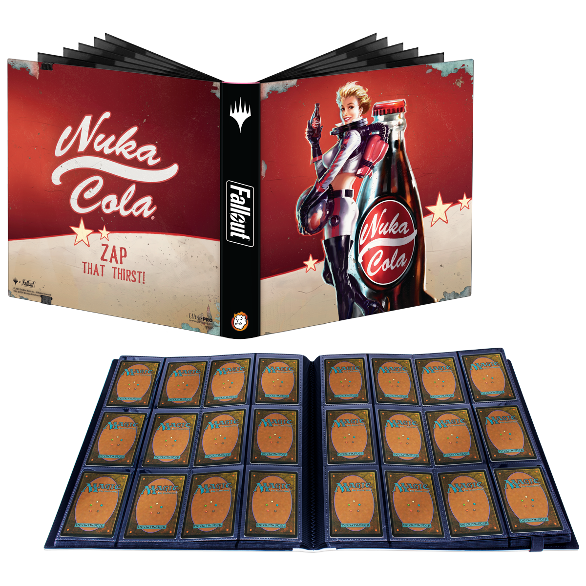 Fallout® Nuka-Cola Pinup 12-Pocket PRO-Binder for Magic: The Gathering | Ultra PRO International