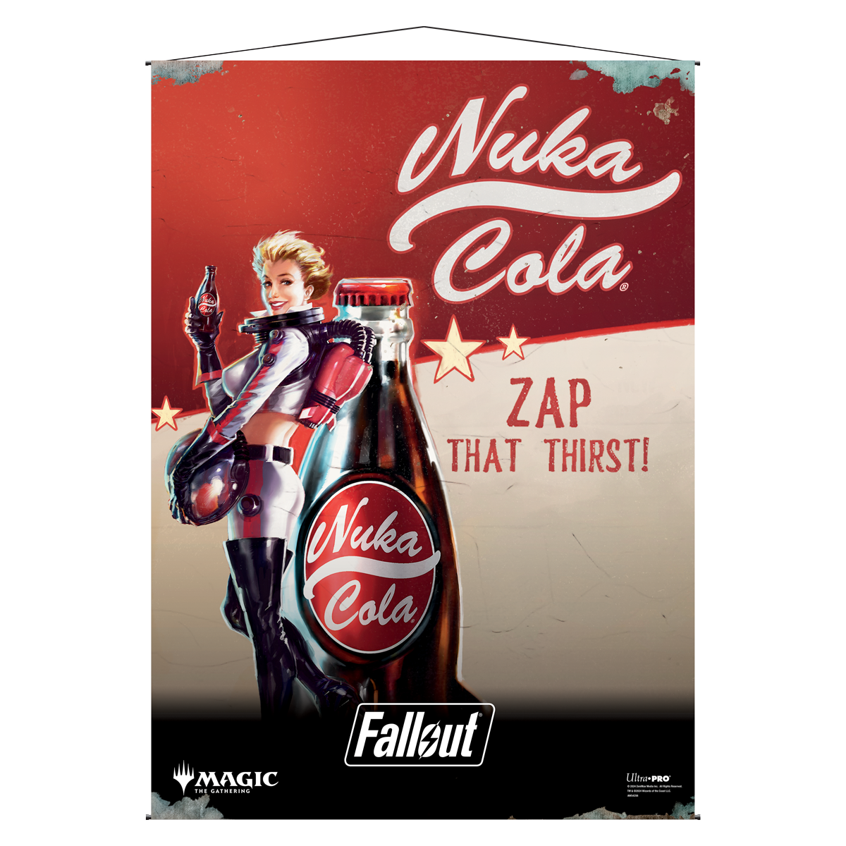 Fallout® Nuka-Cola Pinup Wall Scroll for Magic: The Gathering | Ultra PRO International